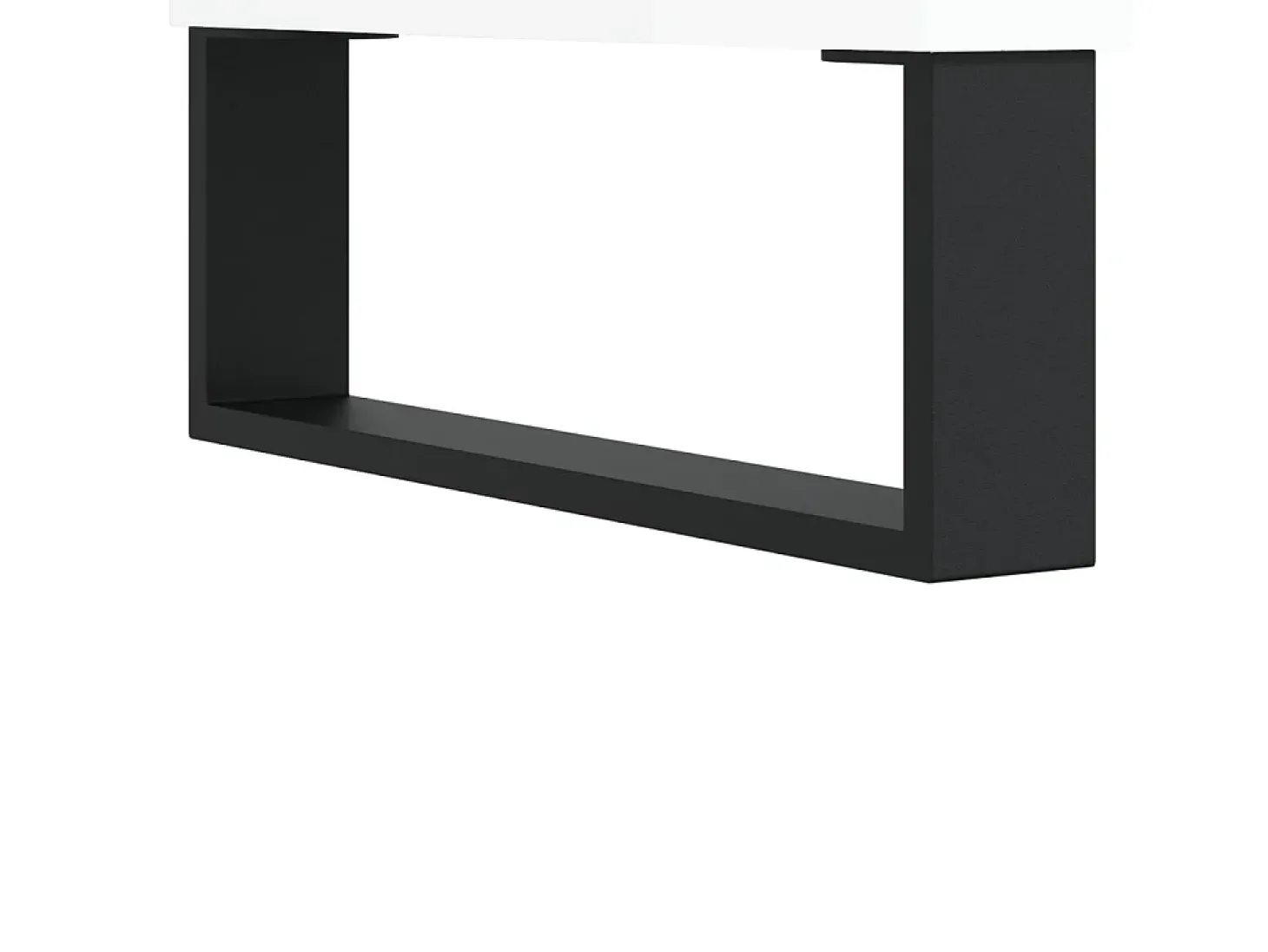 Aparador buffet cómoda armario mueble organizador cocina salón salón brillante 57 x 35 x 70 cm madera contrachapada blanco 02_0030647