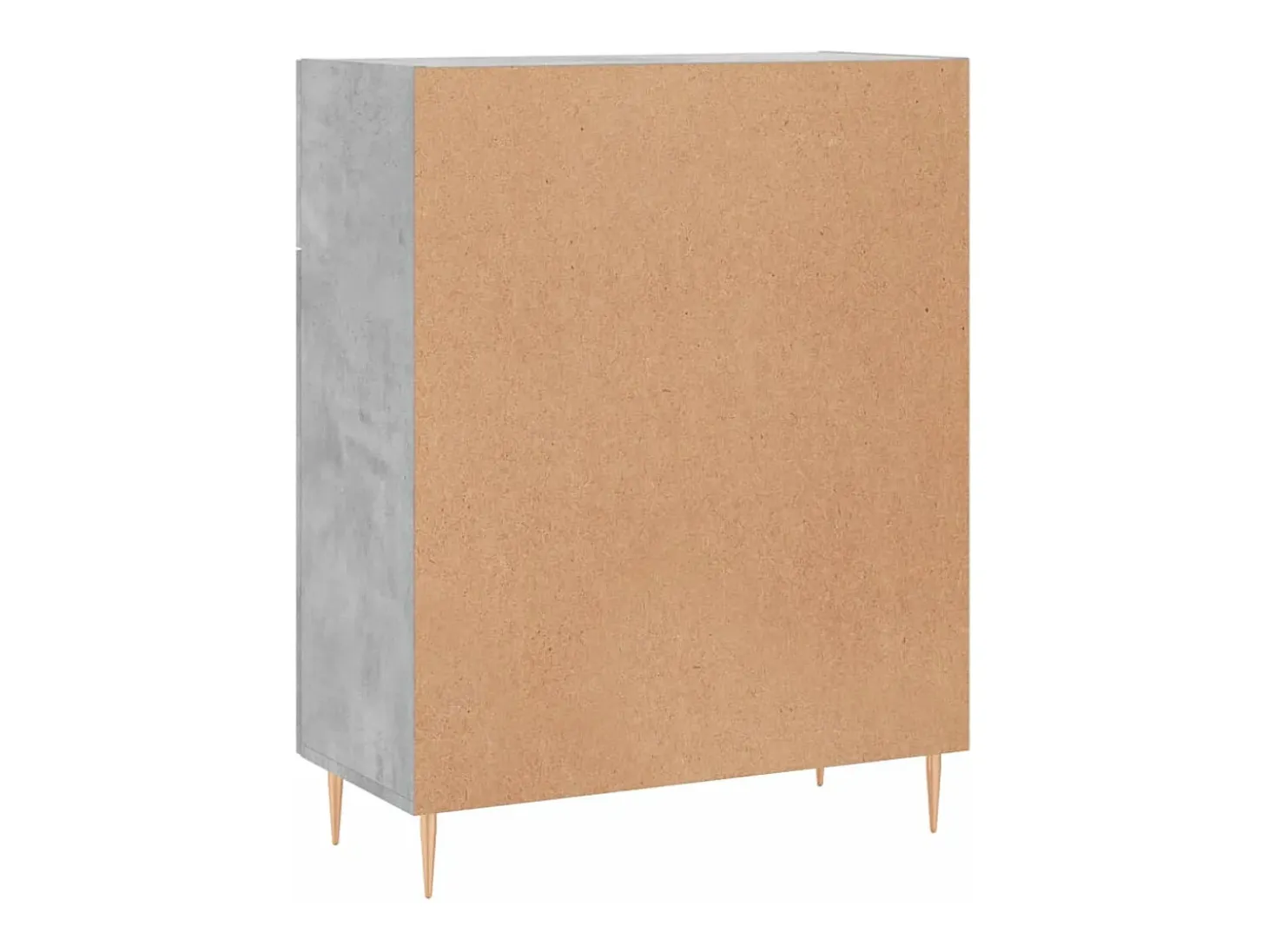 Aparador buffet cómoda armario mueble organizador cocina salón salón 69,5 x 34 x 90 cm madera contrachapada gris 02_0032010