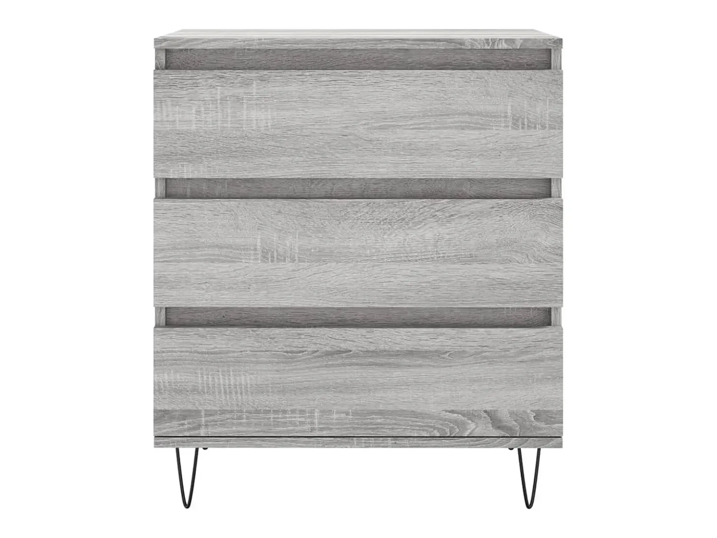 Aparador buffet cómoda armario unidad de almacenamiento organizador cocina salón salonsonoma 60 x 35 x 70 cm madera contrachapada gris 02_0036410