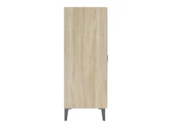 Aparador buffet cómoda armario unidad de almacenamiento organizador cocina salón salón Sonoma 69,5 x 34 x 90 cm madera contrachapada marrón 02_0031655