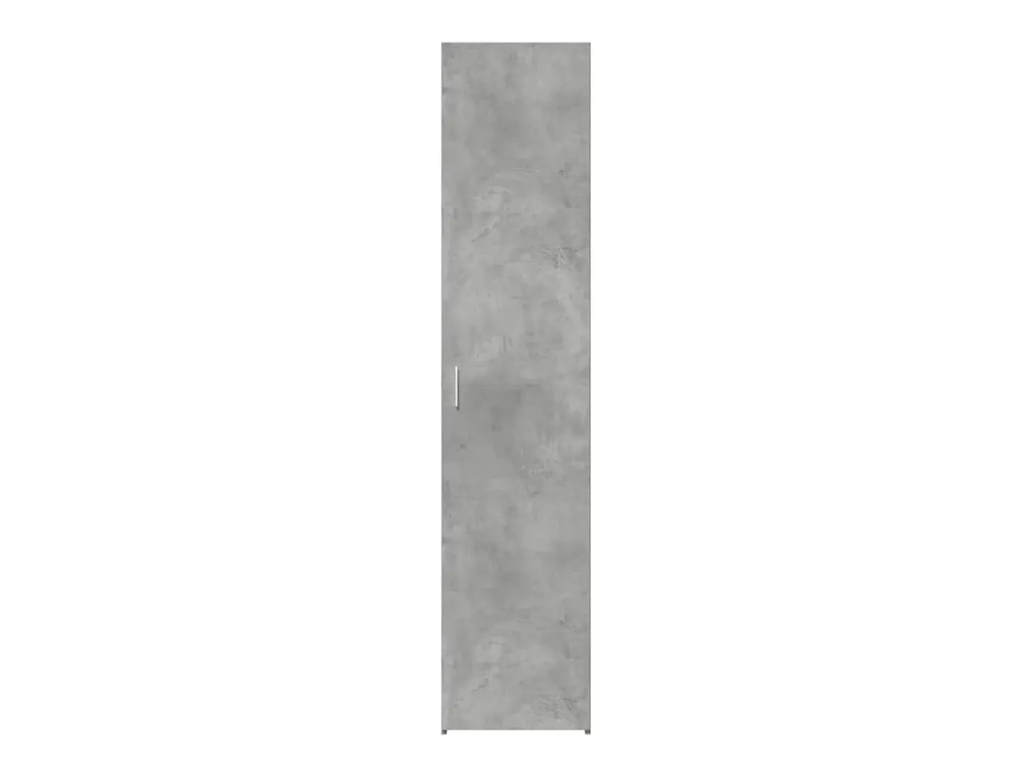 Aparador buffet cómoda armario mueble organizador cocina salón salón alto 40 x 42,5 x 185 cm madera contrachapada gris 02_0034439