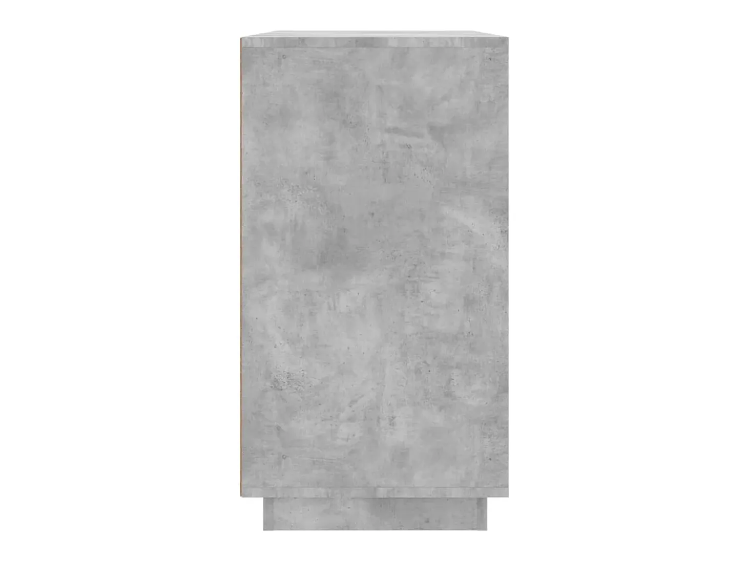 Aparador buffet cómoda armario unidad de almacenamiento organizador cocina salón salón 80 x 34 x 75 cm madera contrachapada gris 02_0032103