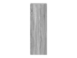 Aparador buffet cómoda armario mueble organizador cocina salón salón alto sonoma 45 x 41 x 124 cm madera contrachapada gris 02_0035365