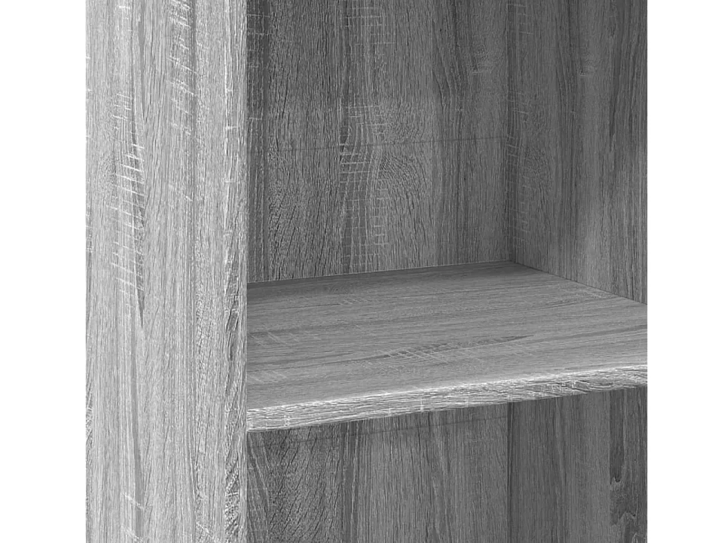 Aparador buffet cómoda armario mueble organizador cocina salón salón alto sonoma 45 x 41 x 124 cm madera contrachapada gris 02_0035365