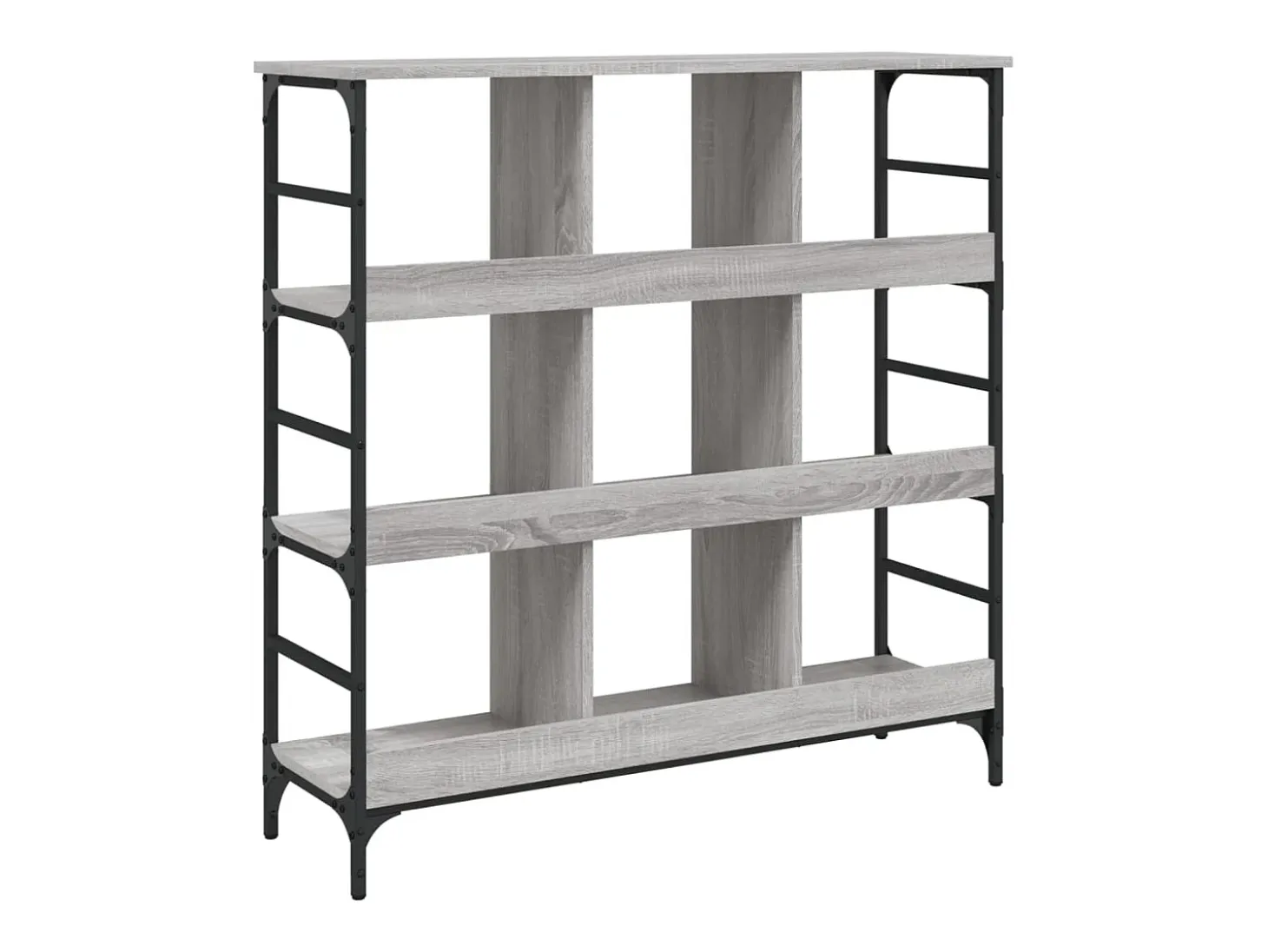 Aparador buffet cómoda armario unidad de almacenamiento organizador cocina salón salonsonoma 102 x 32 x 103,5 cm madera contrachapada gris 02_0036266
