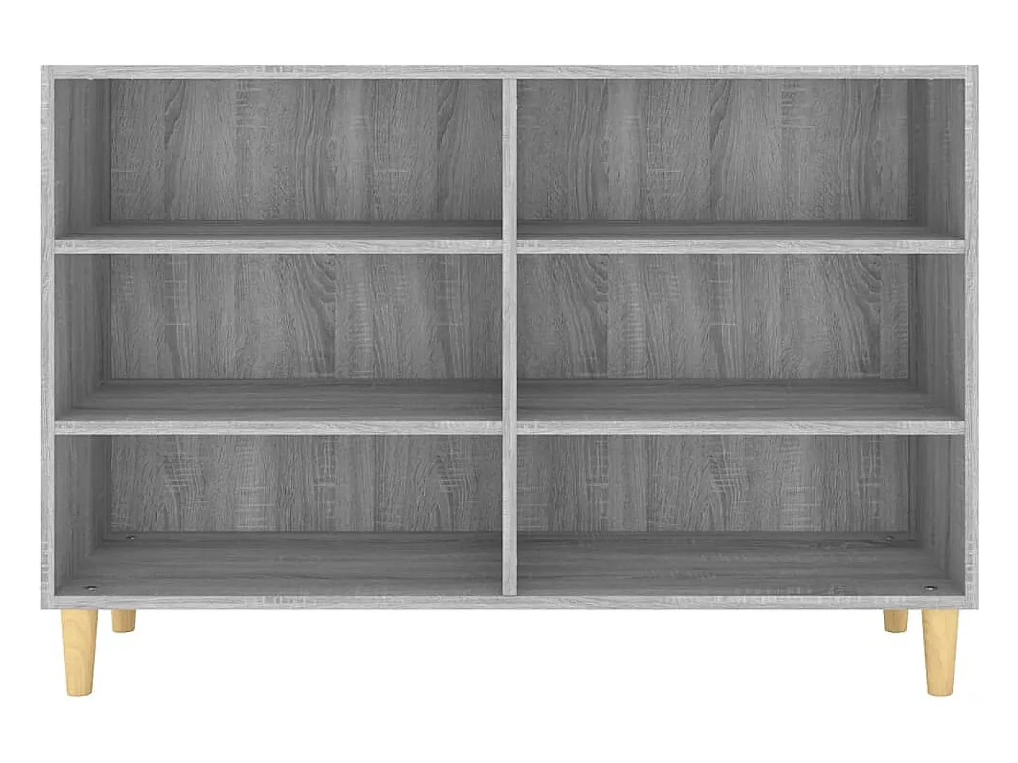 Aparador buffet cómoda armario unidad de almacenamiento organizador cocina salón salonsonoma 103,5 x 35 x 70 cm madera contrachapada gris 02_0036275