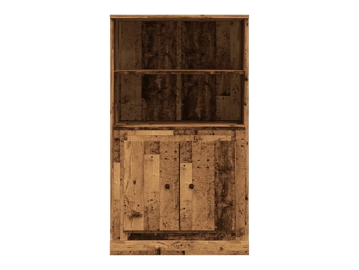 Aparador buffet cómoda armario mueble organizador cocina salón salón alto madera vieja 60 x 35,5 x 103,5 cm madera contrachapada marrón 02_0035655