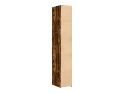 Aparador buffet cómoda armario mueble organizador cocina salón salón alto 30 x 42,5 x 185 cm madera contrachapada marrón 02_0033168