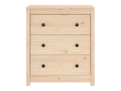 Aparador buffet cómoda armario mueble organizador cocina salón salón 70 x 35 x 80 cm madera maciza de pino marrón 02_0029646