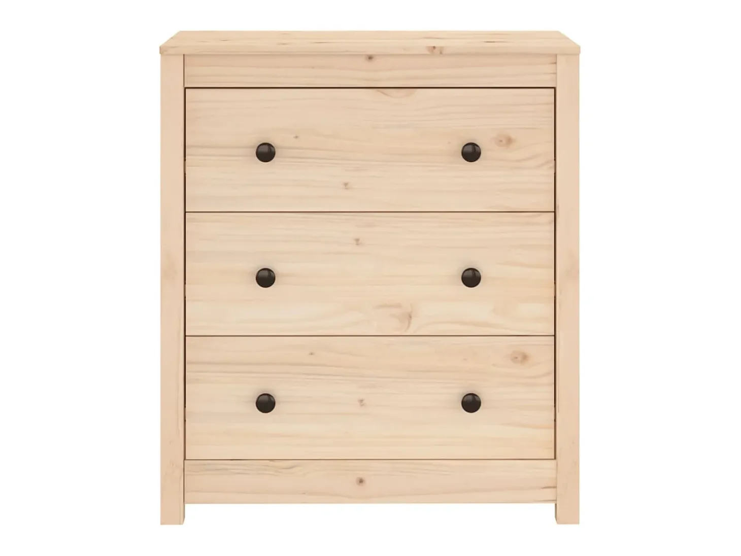 Aparador buffet cómoda armario mueble organizador cocina salón salón 70 x 35 x 80 cm madera maciza de pino marrón 02_0029646