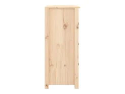 Aparador buffet cómoda armario mueble organizador cocina salón salón 70 x 35 x 80 cm madera maciza de pino marrón 02_0029646