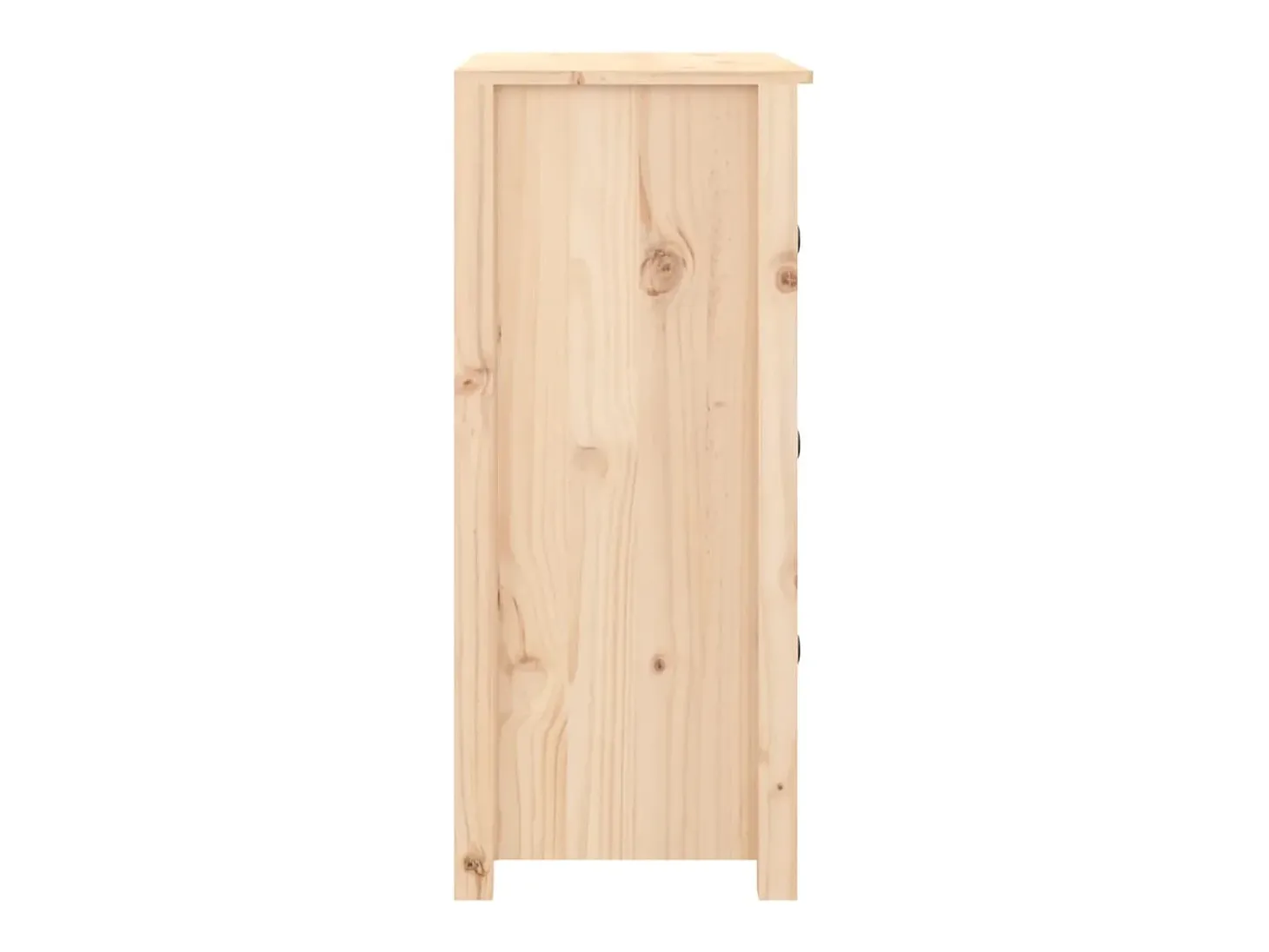 Aparador buffet cómoda armario mueble organizador cocina salón salón 70 x 35 x 80 cm madera maciza de pino marrón 02_0029646