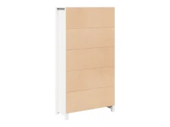 Aparador buffet cómoda armario mueble organizador cocina salón salón alto 80 x 35 x 154 cm madera maciza de pino blanco 02_0032770