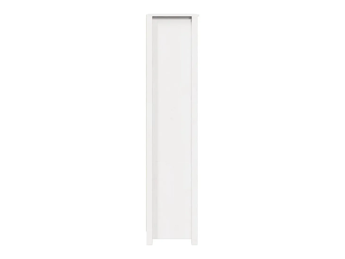 Aparador buffet cómoda armario mueble organizador cocina salón salón alto 80 x 35 x 154 cm madera maciza de pino blanco 02_0032770