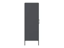 Aparador buffet cómoda armario mueble organizador cocina salón salón alto 36 x 39 x 113 cm acero antracita 02_0032200