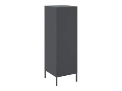 Aparador buffet cómoda armario mueble organizador cocina salón salón alto 36 x 39 x 113 cm acero antracita 02_0032200