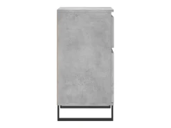 Aparador buffet cómoda armario unidad de almacenamiento organizador cocina salón salón juego de 2 40 x 35 x 70 cm madera contrachapada gris 02_0036848