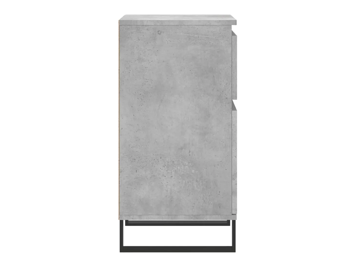Aparador buffet cómoda armario unidad de almacenamiento organizador cocina salón salón juego de 2 40 x 35 x 70 cm madera contrachapada gris 02_0036848