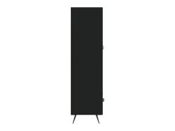Aparador buffet cómoda armario mueble organizador cocina salón salón alto 69,5 x 31 x 115 cm madera contrachapada negro 02_0034974