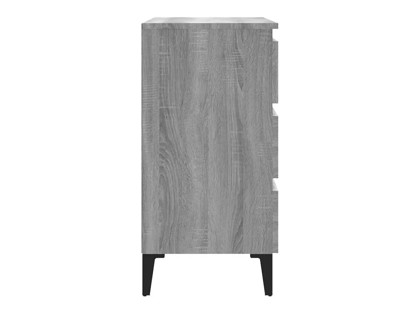Aparador buffet cómoda armario unidad de almacenamiento organizador cocina salón salonsonoma 60 x 35 x 69 cm madera contrachapada gris 02_0036392
