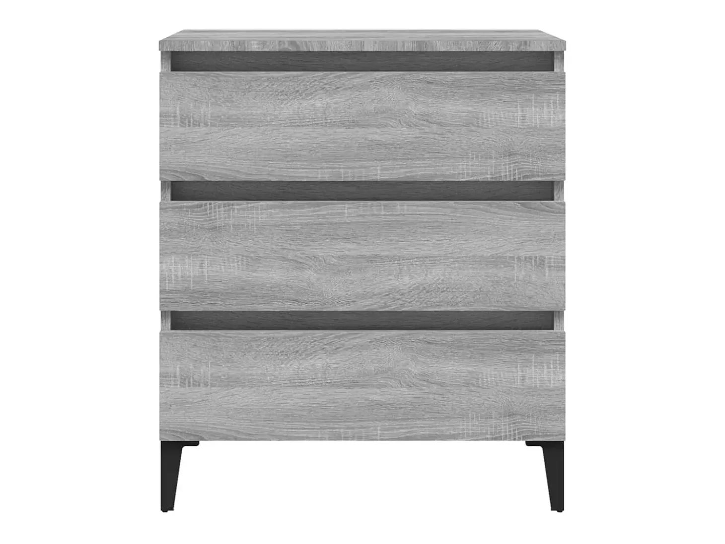 Aparador buffet cómoda armario unidad de almacenamiento organizador cocina salón salonsonoma 60 x 35 x 69 cm madera contrachapada gris 02_0036392