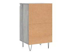Aparador buffet cómoda armario mueble organizador cocina salón salón juego de 2 sonoma 40 x 35 x 70 cm marrón madera contrachapada 02_0036948