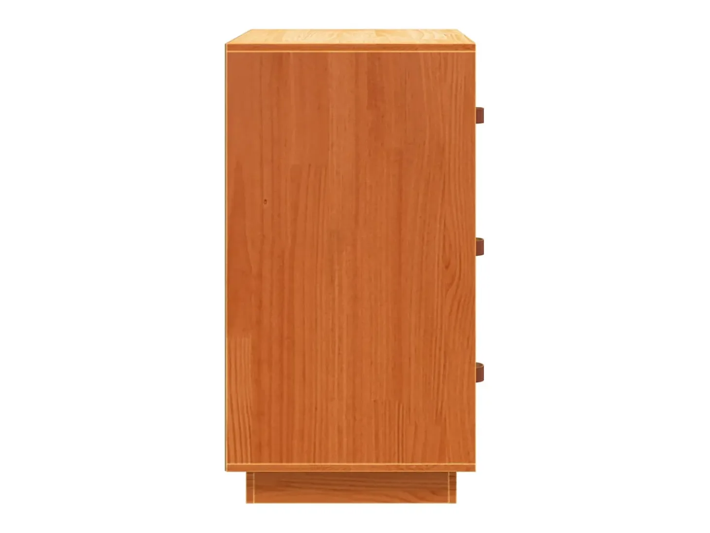Aparador buffet cómoda armario mueble organizador cocina salón salón cera 80 x 40 x 75 cm madera maciza de pino marrón 02_0031743