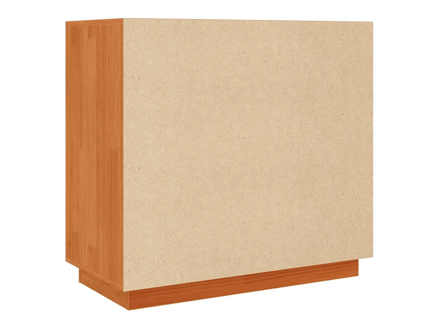 Aparador buffet cómoda armario mueble organizador cocina salón salón cera 80 x 40 x 75 cm madera maciza de pino marrón 02_0031743