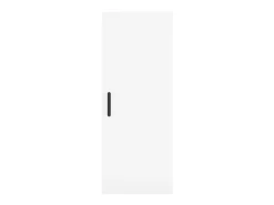 Aparador buffet cómoda armario mueble organizador cocina salón salón alto 34,5 x 34 x 180 cm madera contrachapada blanco 02_0032288