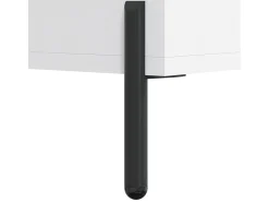 Aparador buffet cómoda armario mueble organizador cocina salón salón alto 34,5 x 34 x 180 cm madera contrachapada blanco 02_0032288