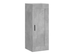 Aparador buffet cómoda armario mueble organizador cocina salón salón alto 34,5 x 34 x 180 cm madera contrachapada gris 02_0034341