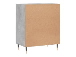 Aparador buffet cómoda armario unidad de almacenamiento organizador cocina salón salón 57 x 35 x 70 cm madera contrachapada gris 02_0031947