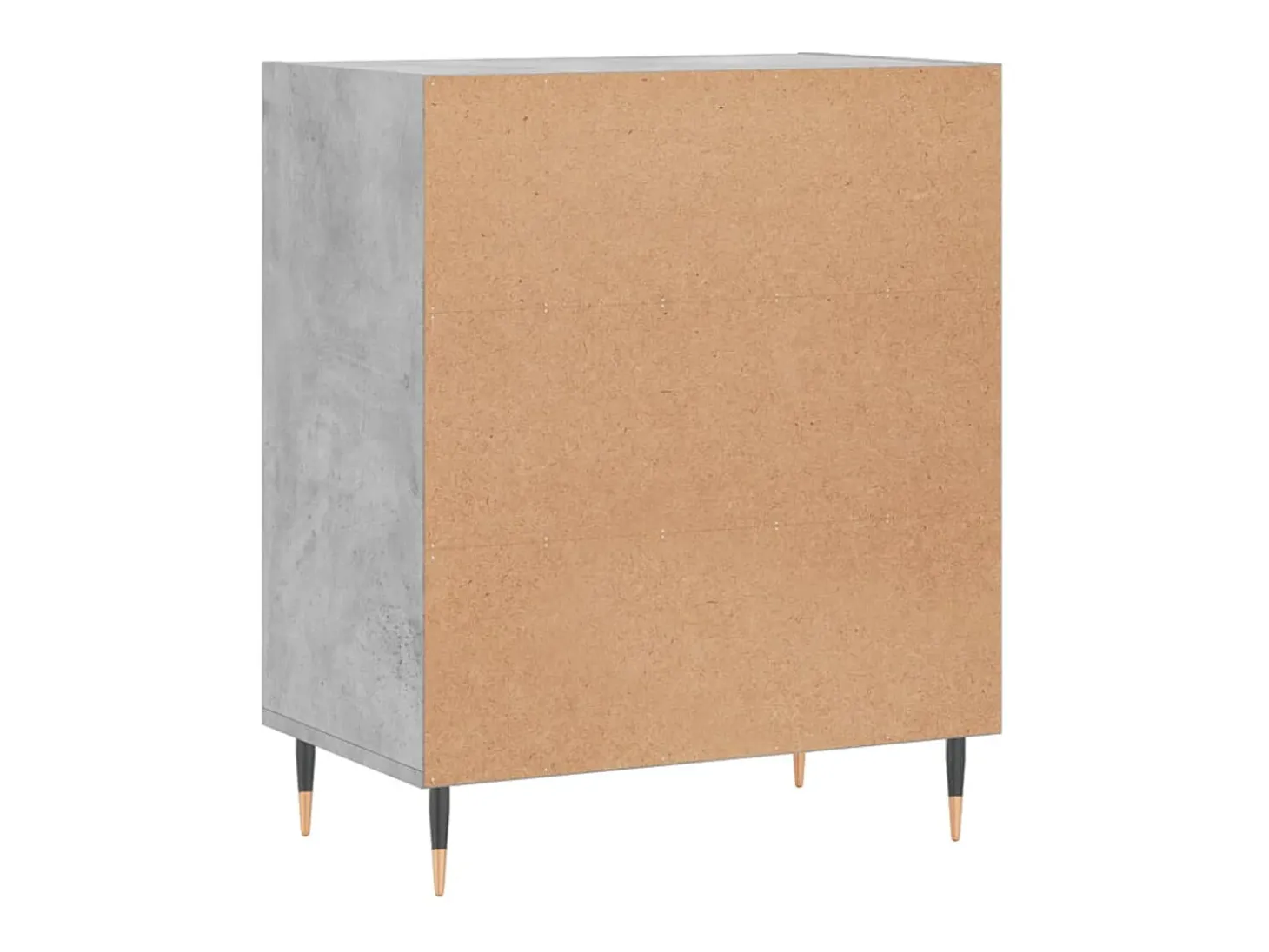 Aparador buffet cómoda armario unidad de almacenamiento organizador cocina salón salón 57 x 35 x 70 cm madera contrachapada gris 02_0031947
