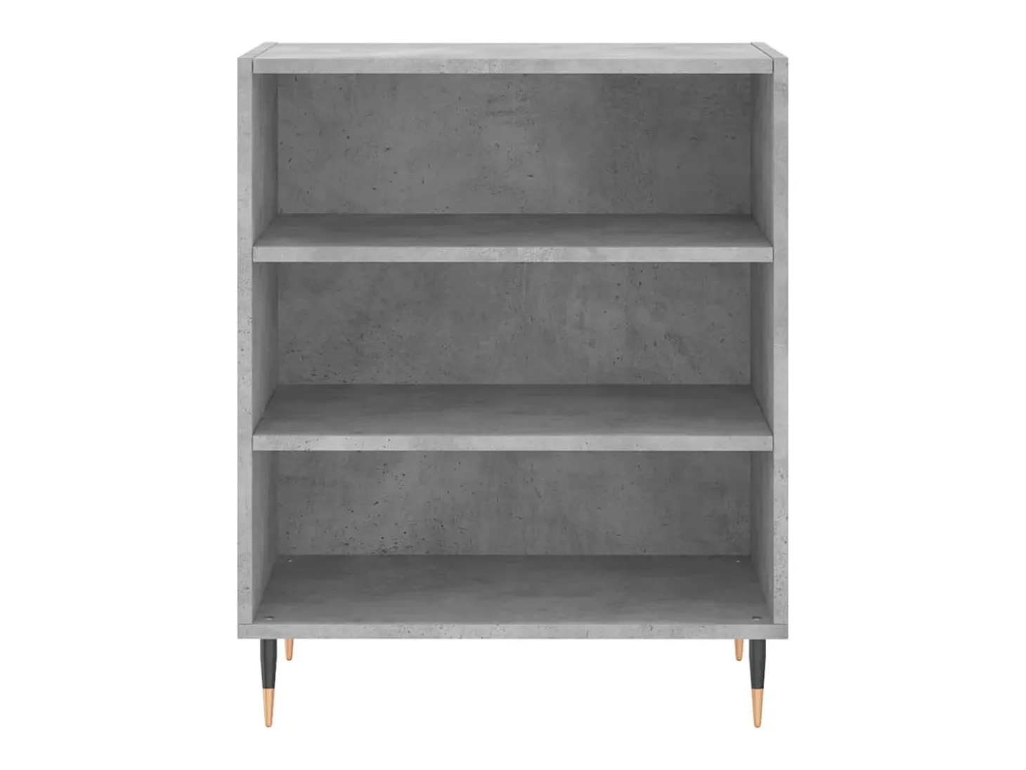 Aparador buffet cómoda armario unidad de almacenamiento organizador cocina salón salón 57 x 35 x 70 cm madera contrachapada gris 02_0031947