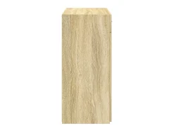 Aparador buffet cómoda armario unidad de almacenamiento organizador cocina salón salón Sonoma 80 x 42,5 x 93 cm madera contrachapada marrón 02_0031724