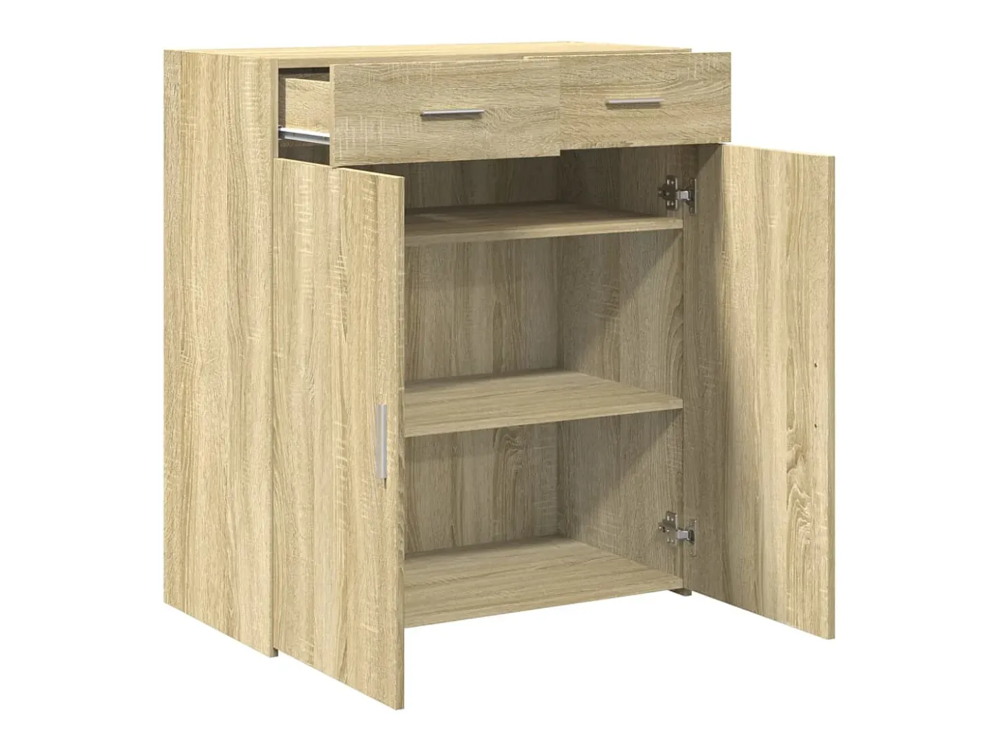 Aparador buffet cómoda armario unidad de almacenamiento organizador cocina salón salón Sonoma 80 x 42,5 x 93 cm madera contrachapada marrón 02_0031724