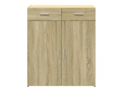 Aparador buffet cómoda armario unidad de almacenamiento organizador cocina salón salón Sonoma 80 x 42,5 x 93 cm madera contrachapada marrón 02_0031724