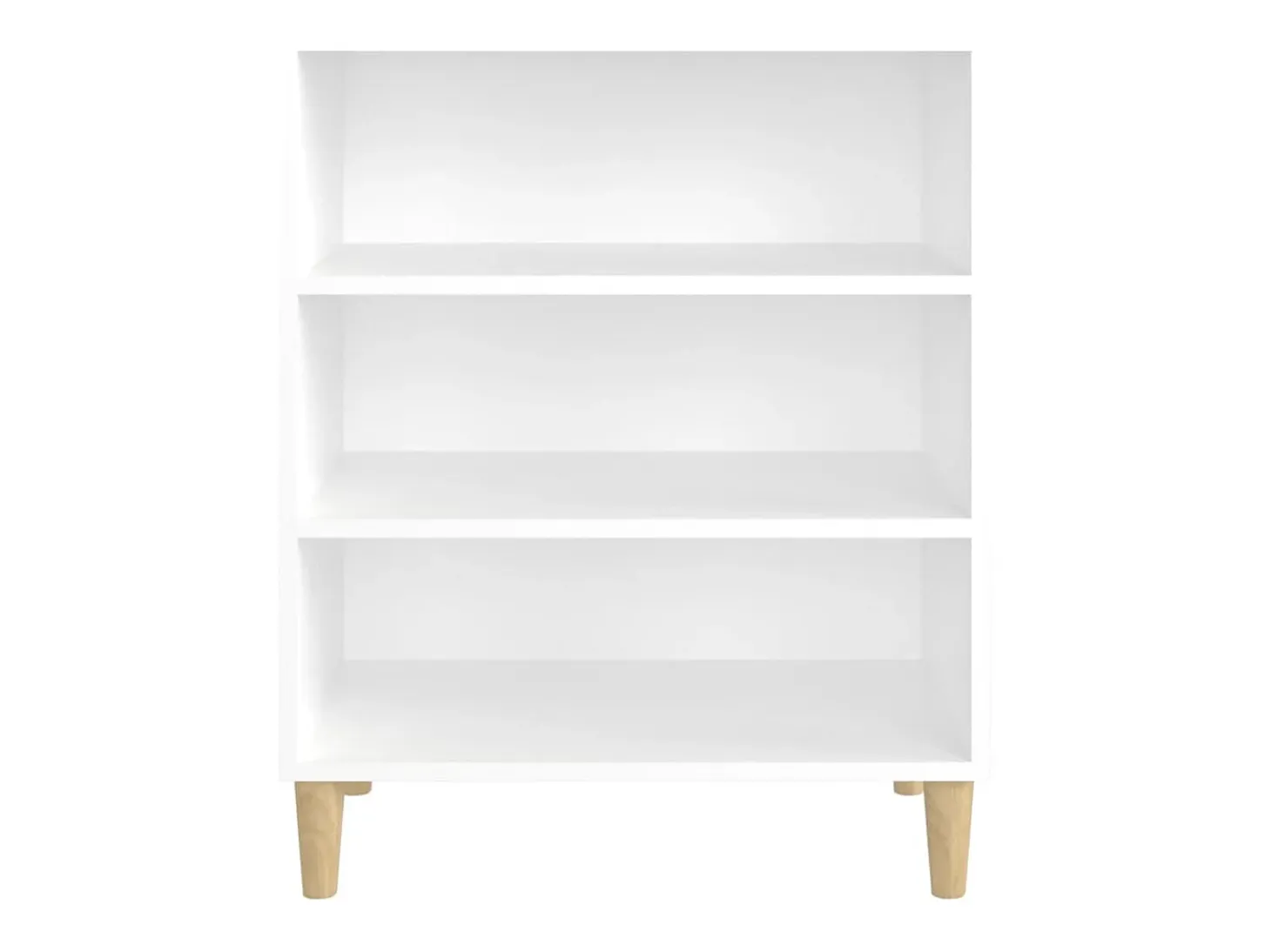 Aparador buffet cómoda armario unidad de almacenamiento organizador cocina salón salón 57 x 35 x 70 cm madera contrachapada blanca 02_0030322