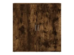 Aparador buffet cómoda armario mueble organizador cocina salón salón juego de 2 79 x 38 x 80 cm madera contrachapada marrón 02_0036750