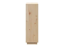 Aparador buffet cómoda armario mueble organizador cocina salón salón alto 74 x 35 x 117 cm madera maciza de pino marrón 02_0032195