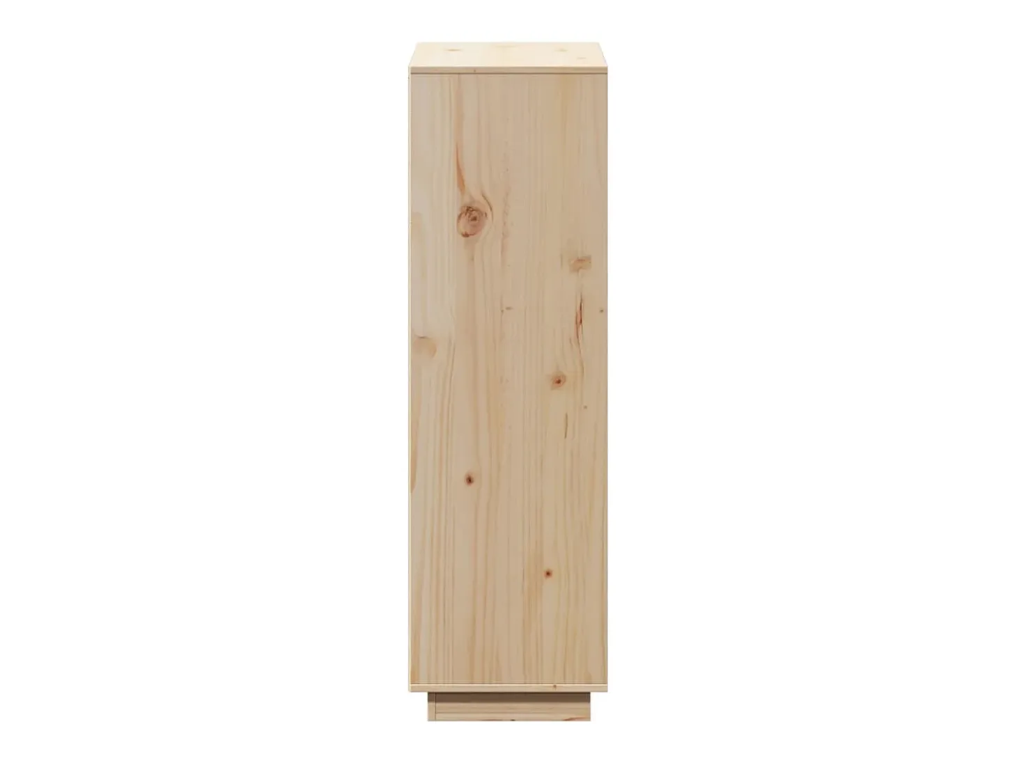 Aparador buffet cómoda armario mueble organizador cocina salón salón alto 74 x 35 x 117 cm madera maciza de pino marrón 02_0032195
