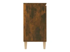 Aparador buffet cómoda armario unidad de almacenamiento organizador cocina salón salón 101 x 35 x 70 cm madera contrachapada marrón 02_0030844
