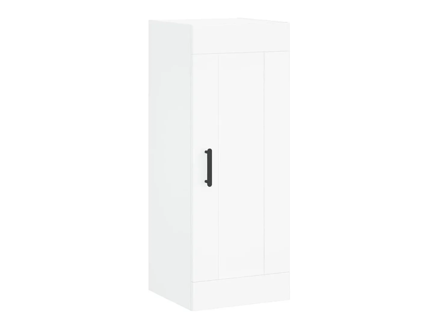 Aparador buffet cómoda armario mueble organizador cocina salón salón alto 34,5 x 34 x 180 cm madera contrachapada blanco 02_0032347