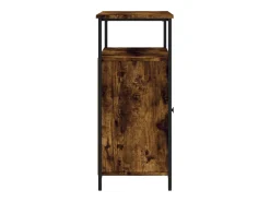 Aparador buffet cómoda armario unidad de almacenamiento organizador cocina salón salón 100 x 35 x 80 cm madera contrachapada marrón 02_0030834