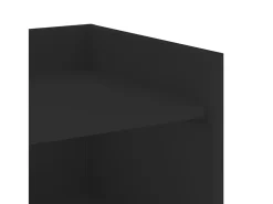 Aparador buffet cómoda armario mueble organizador cocina salón salón 73,5 x 35 x 75 cm madera contrachapada negra 02_0036116