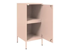 Aparador buffet cómoda armario mueble organizador cocina salón salón juego de 2 36 x 39 x 79 cm acero rosa 02_0036940