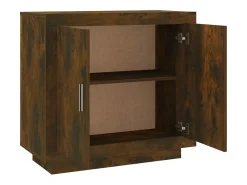 Aparador buffet cómoda armario unidad de almacenamiento organizador cocina salón salón 80 x 40 x 75 cm madera contrachapada marrón 02_0031114