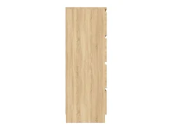Aparador buffet cómoda armario unidad de almacenamiento organizador cocina salón salón Sonoma 60 x 35 x 98,5 cm madera contrachapada marrón 02_0031617