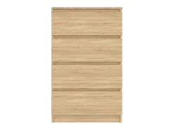 Aparador buffet cómoda armario unidad de almacenamiento organizador cocina salón salón Sonoma 60 x 35 x 98,5 cm madera contrachapada marrón 02_0031617