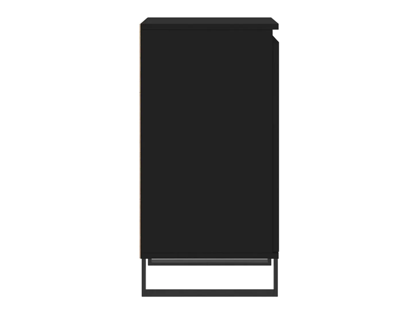 Aparador buffet cómoda armario unidad de almacenamiento organizador cocina salón salón juego de 2 40 x 35 x 70 cm marrón madera contrachapada 02_0036901